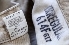 画像7: 90s USA製 Levi'sリーバイス 550 先染め カラーデニムパンツ カーキ W36 L30 (7)