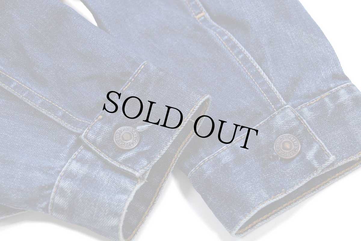 画像6: 00s トルコ製 Levi'sリーバイス 70550 デニムジャケット 4ポケット L★ユーロ (6)