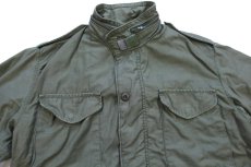 画像3: 80s 米軍 U.S.ARMY M-65 フィールドジャケット オリーブグリーン M-R (3)