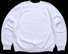 画像2: 90s USA製 UNIVERSITY OF FIGHTING ILLINOIS インディアンヘッド ロゴ スウェット 白 L (2)