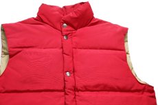 画像3: 00s WOOLRICH JOHN RICH&BROS ウールリッチ ダウンベスト 赤 M (3)