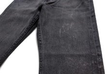 画像6: Levi'sリーバイス 505 C ストレッチ 先染め ブラック デニムパンツ W28★SDP4395 (6)