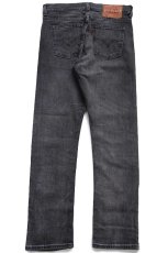 画像3: Levi'sリーバイス 505 C ストレッチ 先染め ブラック デニムパンツ W28★SDP4395 (3)