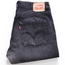画像1: Levi'sリーバイス 501 CT ブラック デニムパンツ W26★SDP4396 (1)