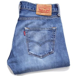 00s Levi'sリーバイス 501 パッチ&ペンキ加工 デニムパンツ w32