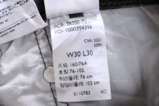画像6: Levi'sリーバイス 501 カットオフ ブラック デニムパンツ W30★SDP4393 (6)
