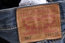 画像5: Levi'sリーバイス 501 後染め カラーデニムパンツ 紺 W31★SDP4392 (5)