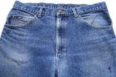 画像4: 00s Leeリー 200 カットオフ デニムパンツ ヒゲ W36 (4)