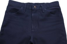 画像4: Wranglerラングラー ランチャードレスジーンズ ポリエステルパンツ ネイビー W31★164 スタプレ (4)