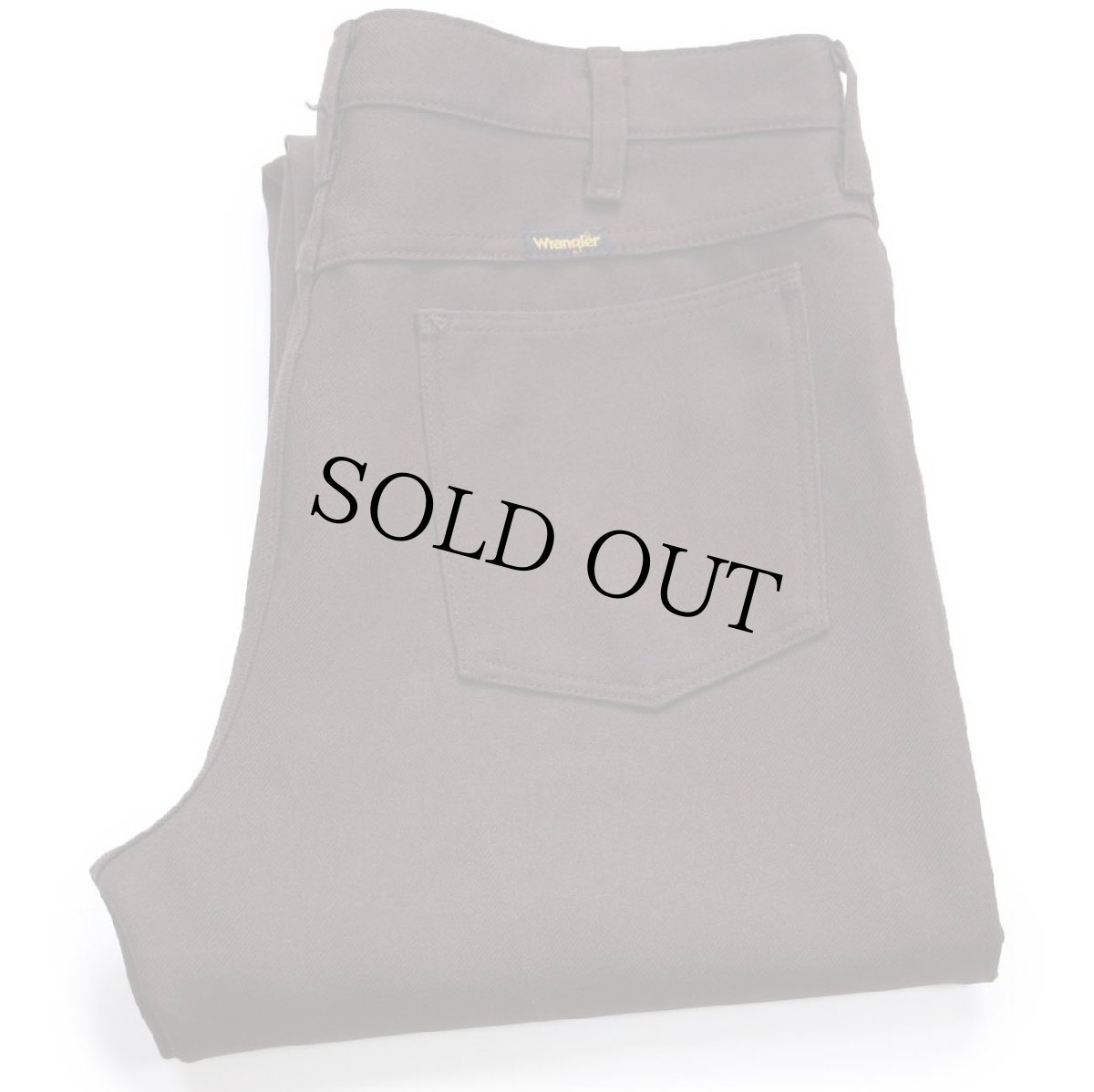 画像1: 80s USA製 Wranglerラングラー 82BN ランチャードレスジーンズ フレア ポリエステルパンツ ブラウン W34★162 スタプレ (1)