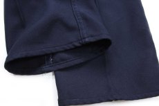 画像6: 90s USA製 Wranglerラングラー 82NV ランチャードレスジーンズ ポリエステルパンツ ネイビー W34 L31★163 スタプレ (6)