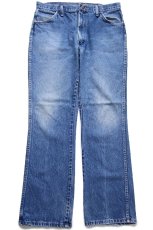 画像2: 80s USA製 RUSTLERラスラー フレア デニムパンツ W36 L32★Wranglerラングラー ブーツカット (2)