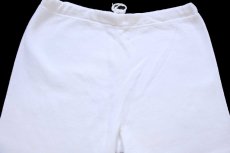画像4: 80s USA製 DISCUS Athletic 無地 スウェットパンツ 白 L (4)