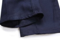 画像6: 00s メキシコ製 Wranglerラングラー 82NV ランチャードレスジーンズ ポリエステルパンツ ネイビー W31 L34★165 スタプレ (6)