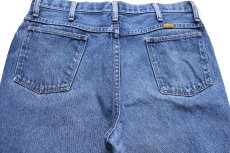 画像5: 80s USA製 RUSTLERラスラー フレア デニムパンツ W36 L32★Wranglerラングラー ブーツカット (5)