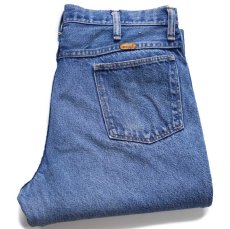 画像1: 80s USA製 RUSTLERラスラー フレア デニムパンツ W36 L32★Wranglerラングラー ブーツカット (1)