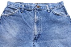 画像4: 80s USA製 RUSTLERラスラー フレア デニムパンツ W36 L32★Wranglerラングラー ブーツカット (4)