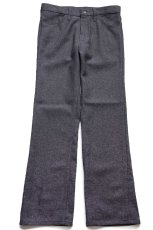 画像2: 00s メキシコ製 Wranglerラングラー 82HG ランチャードレスジーンズ フレア ポリエステルパンツ ヘザーグレー W31 L30★154 スタプレ (2)