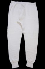 画像3: 80s 米軍 ドロワーズ コットン サーマルパンツ ナチュラル XL (3)