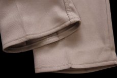 画像7: 80s USA製 Wranglerラングラー 82TN ランチャードレスジーンズ フレア ポリエステルパンツ タン W34 L34★157 スタプレ (7)