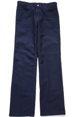 画像2: Wranglerラングラー ランチャードレスジーンズ ポリエステルパンツ ネイビー W31★164 スタプレ (2)