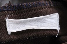 画像5: 90s Wranglerラングラー ランチャードレスジーンズ ポリエステルパンツ ブラウン W32★161 スタプレ (5)