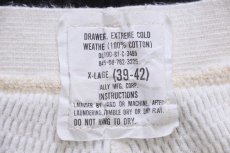画像6: 80s 米軍 ドロワーズ コットン サーマルパンツ ナチュラル XL (6)
