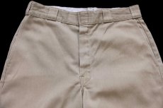 画像4: 90s Dickiesディッキーズ ワークパンツ カーキ W33★874 (4)