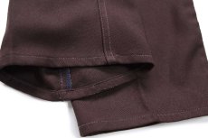 画像6: 90s USA製 Wranglerラングラー 82BN ランチャードレスジーンズ ポリエステルパンツ ブラウン W34★160 スタプレ (6)