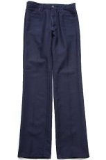 画像2: 00s メキシコ製 Wranglerラングラー 82NV ランチャードレスジーンズ ポリエステルパンツ ネイビー W31 L34★165 スタプレ (2)