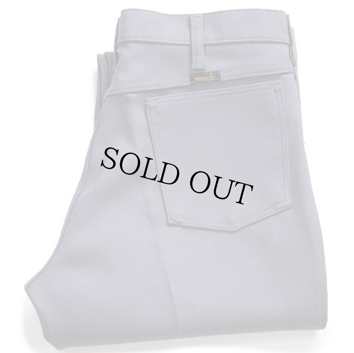 画像1: 90s USA製 Wranglerラングラー 82GY ランチャードレスジーンズ フレア ポリエステルパンツ グレー W34 L33★152 スタプレ (1)