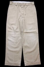 画像2: 90s Dickiesディッキーズ ワークパンツ カーキ W33★874 (2)