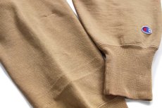 画像7: 90s Championチャンピオン 無地 目無し リバースウィーブ スウェット カーキ★ブランク (7)