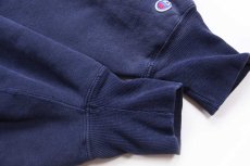 画像6: 90s Championチャンピオン NORTH PARK COLLEGE リバースウィーブ スウェット 紺 (6)