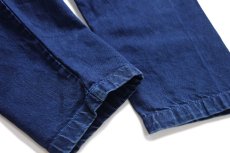 画像6: 90s USA製 FLIP FLOP 後染め カラーデニムパーカー 紺 XL (6)