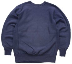 画像2: 90s Championチャンピオン NORTH PARK COLLEGE リバースウィーブ スウェット 紺 (2)