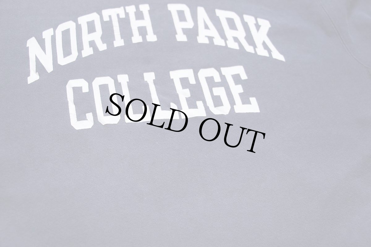 画像4: 90s Championチャンピオン NORTH PARK COLLEGE リバースウィーブ スウェット 紺 (4)