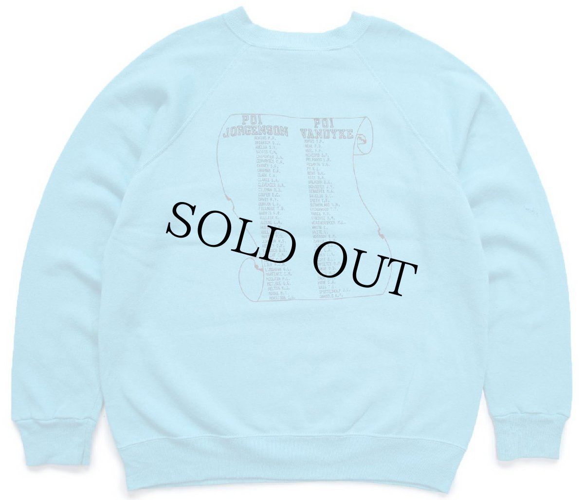 画像2: 80s USA製 YOU CANNOT TAME WHAT IS MEANT TO BE WILD メッセージ イラスト 両面プリント スウェット 水色 L (2)