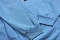 画像6: 80s USA製 Hanes REMINGTON FARMS NATIONAL HUNTING&FISHING DAY ハンティング フィッシング アート スウェット 水色 L (6)