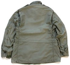 画像2: 60s 米軍 U.S.ARMY M-65 フィールドジャケット 2nd オリーブグリーン フェード (2)