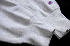 画像7: リサイズ★90s USA製 Championチャンピオン USA BASKETBALL アップリケ&刺繍 リバースウィーブ スウェット 杢グレー (7)