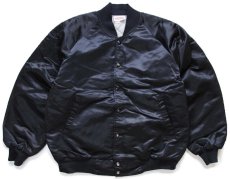 画像2: 90s USA製 Greg Lair GMC TRUCKS PONTIAC OLDSMOBILE BUICK GM 刺繍 キルティングライナー ナイロンジャケット 黒 L (2)