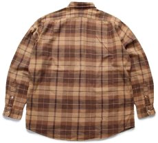 画像2: 00s ポロ ラルフローレン LOWELL SPORT チェック コットン ライトネルシャツ L (2)