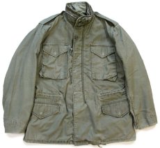 画像1: 60s 米軍 U.S.ARMY M-65 フィールドジャケット 2nd オリーブグリーン フェード (1)