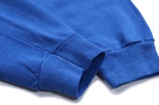 画像7: 80s USA製 Hanes MORNING SUN キャット イラスト スウェット 青 M (7)