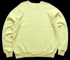 画像2: 80s USA製 EAGLES People Helping People スウェット 薄黄 XL (2)