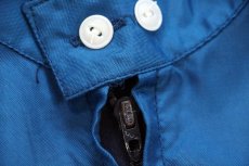 画像4: 80s camaro カマロ パッチ付き スタンドカラー ナイロン レーシングジャケット 青 (4)