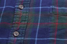 画像5: 90s ポロ ラルフローレン タータンチャック コットン フランネルシャツ XL (5)