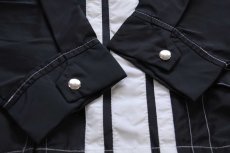 画像6: 90s Hard Rock HOTEL ハードロック ホテル LAS VEGAS チェッカーフラッグ 刺繍 チンスト付き ナイロン レーシングジャケット 黒 S (6)