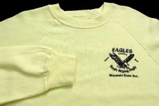 画像3: 80s USA製 EAGLES People Helping People スウェット 薄黄 XL (3)